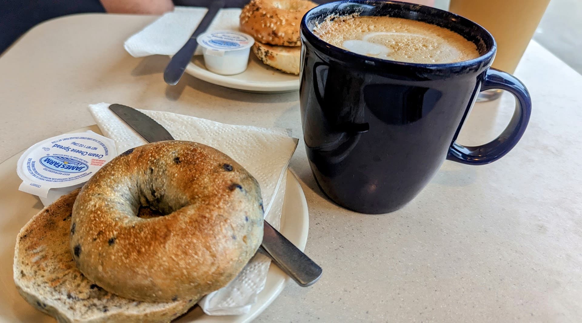 Coffee at Blue Line Coffee, specialty coffee shop in Omaha