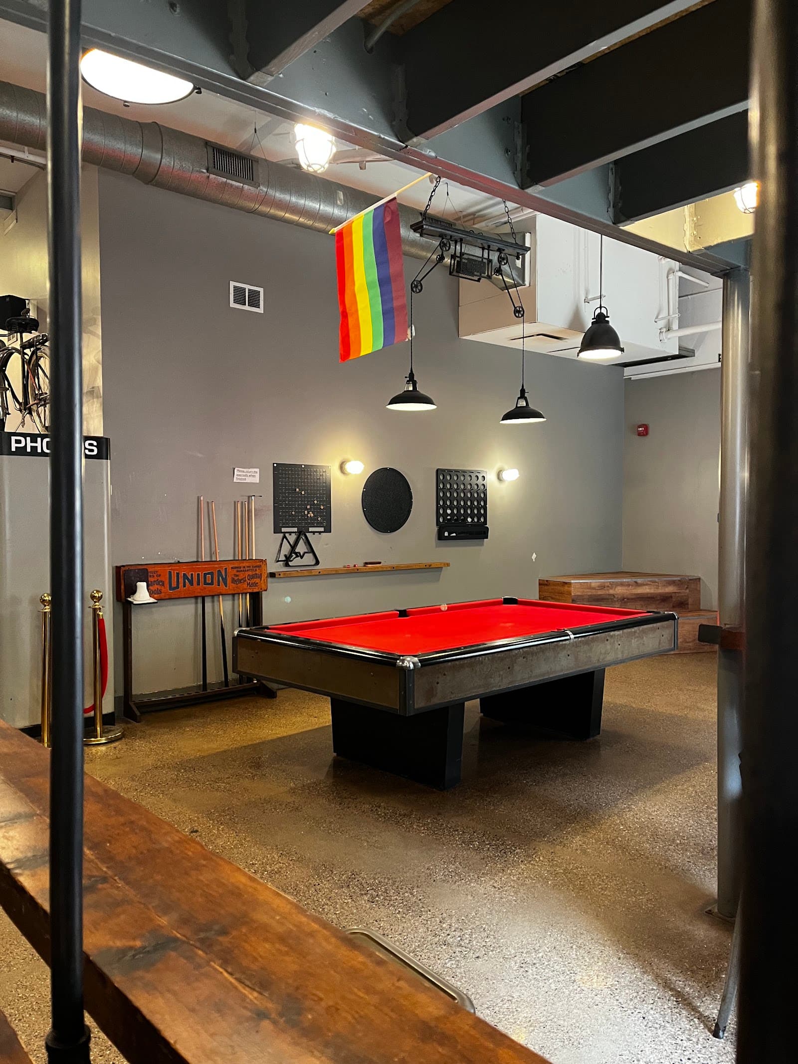 Interior of Diesel Cafe, specialty coffee shop in Boston