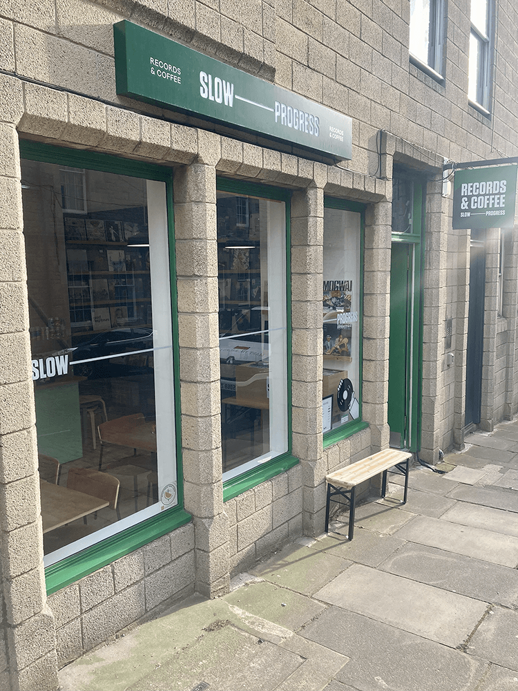 Slow Progress Records & Coffee - specialty coffee shop in Edinburgh