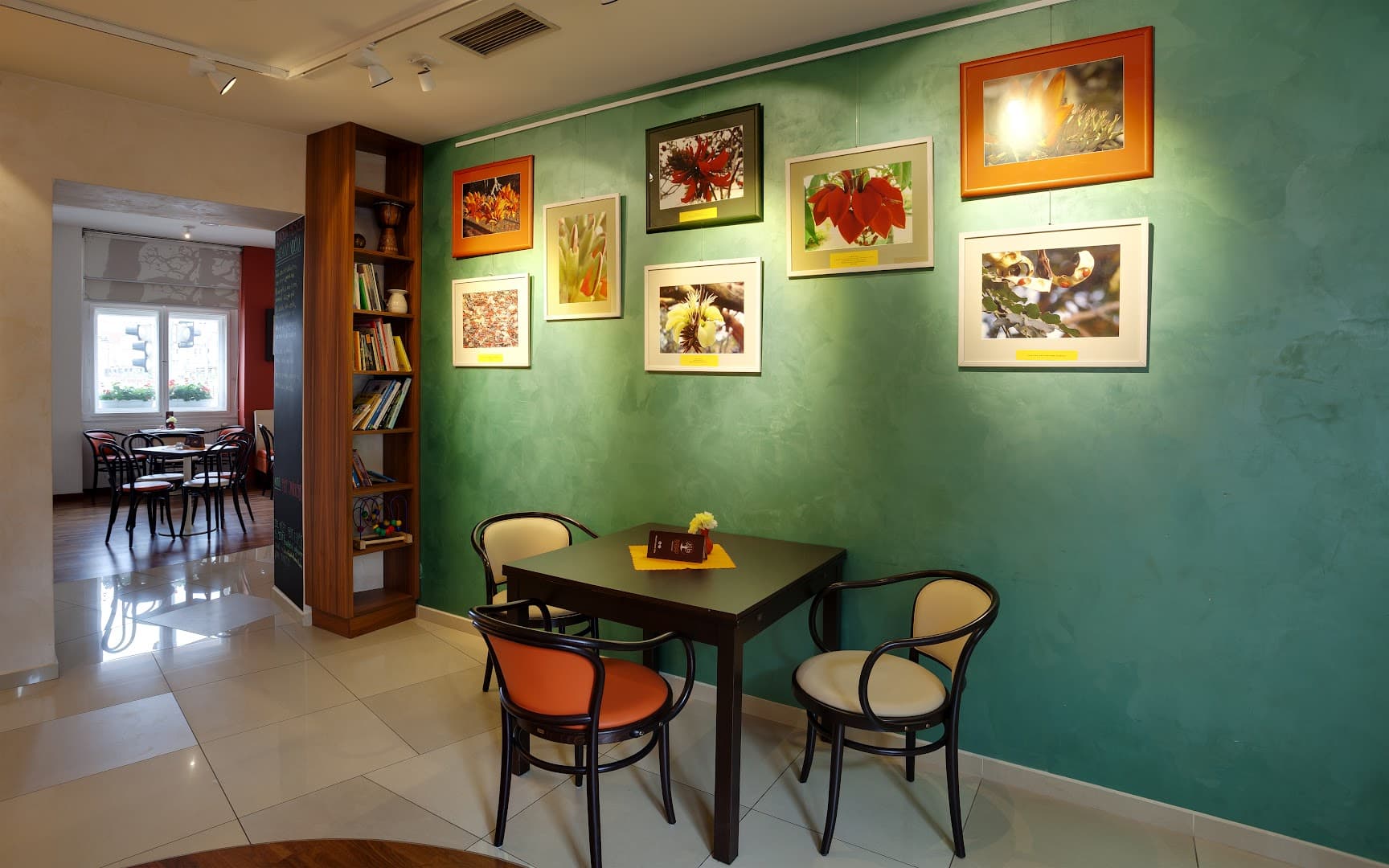 Interior of Ala Coffee, specialty coffee shop in Prague