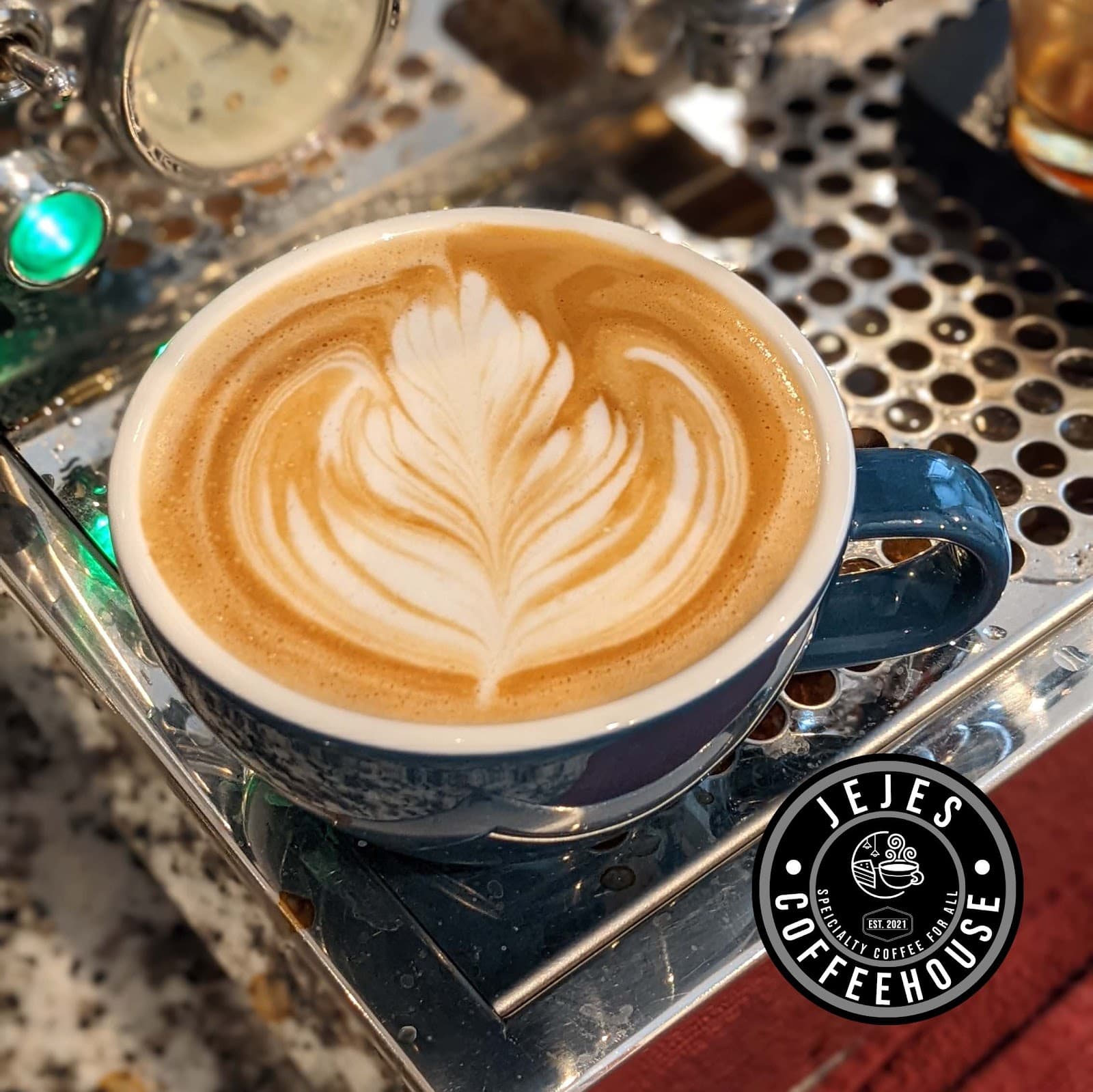 Coffee at Jejes Coffee, specialty coffee shop in Boston