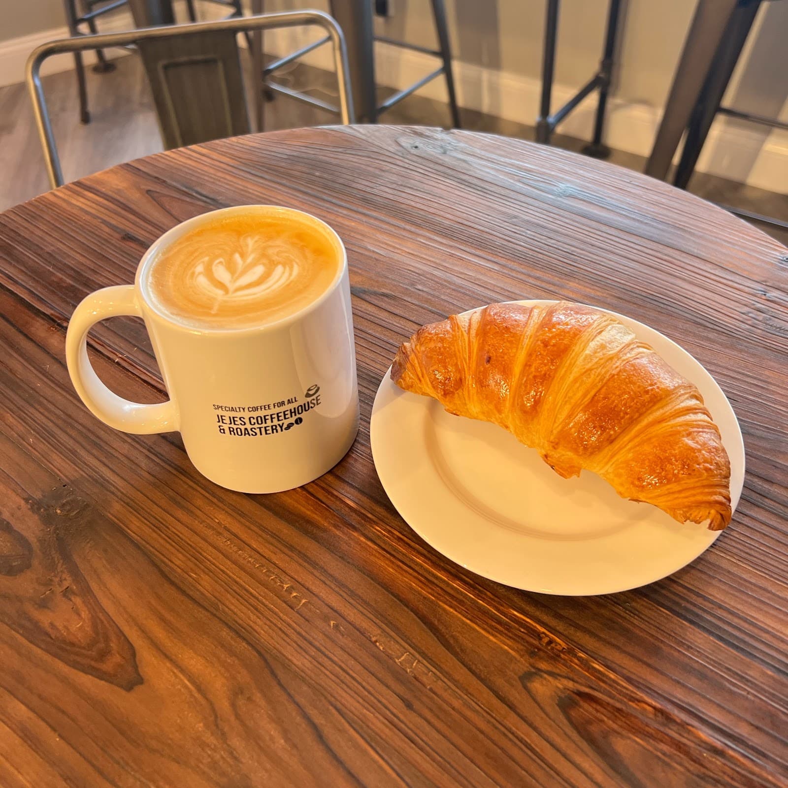 Coffee at Jejes Coffee, specialty coffee shop in Boston