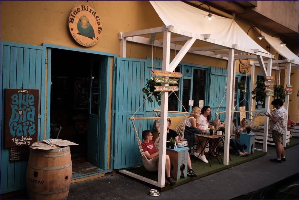 Blue Bird Roastery - specialty coffee shop in Budapest