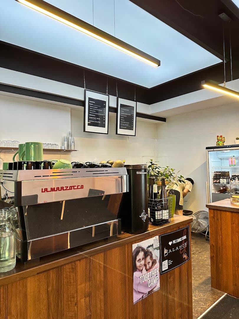 Interior of Balance Speciality Coffee, specialty coffee shop in Warsaw