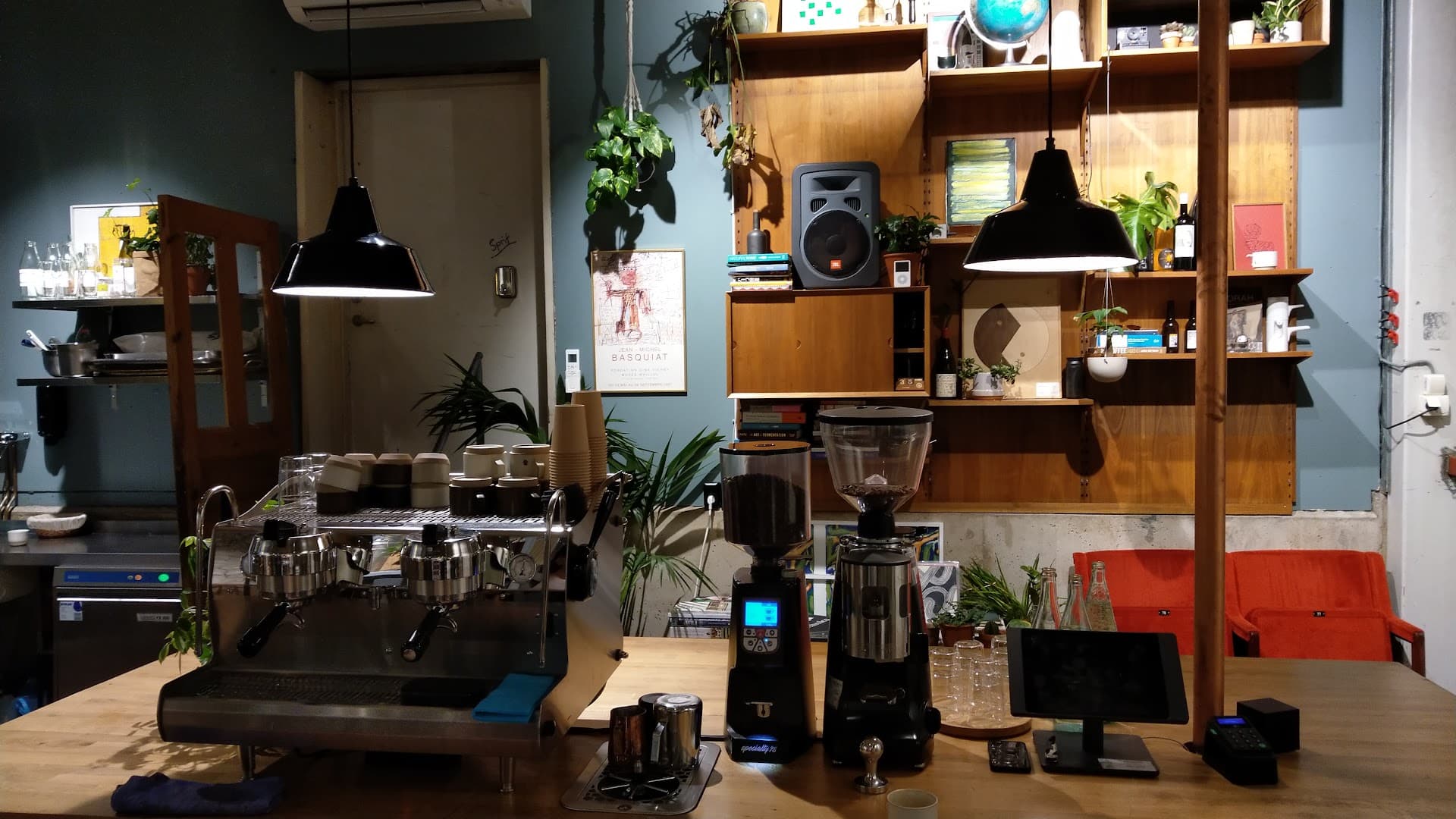 Interior of Stockholm Roast, specialty coffee shop in Stockholm