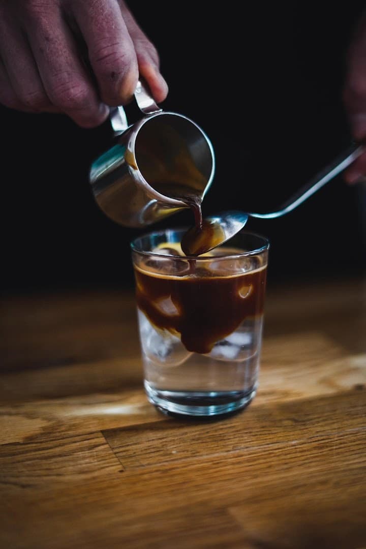Coffee at RONIN Coffee Spot, specialty coffee shop in Prague