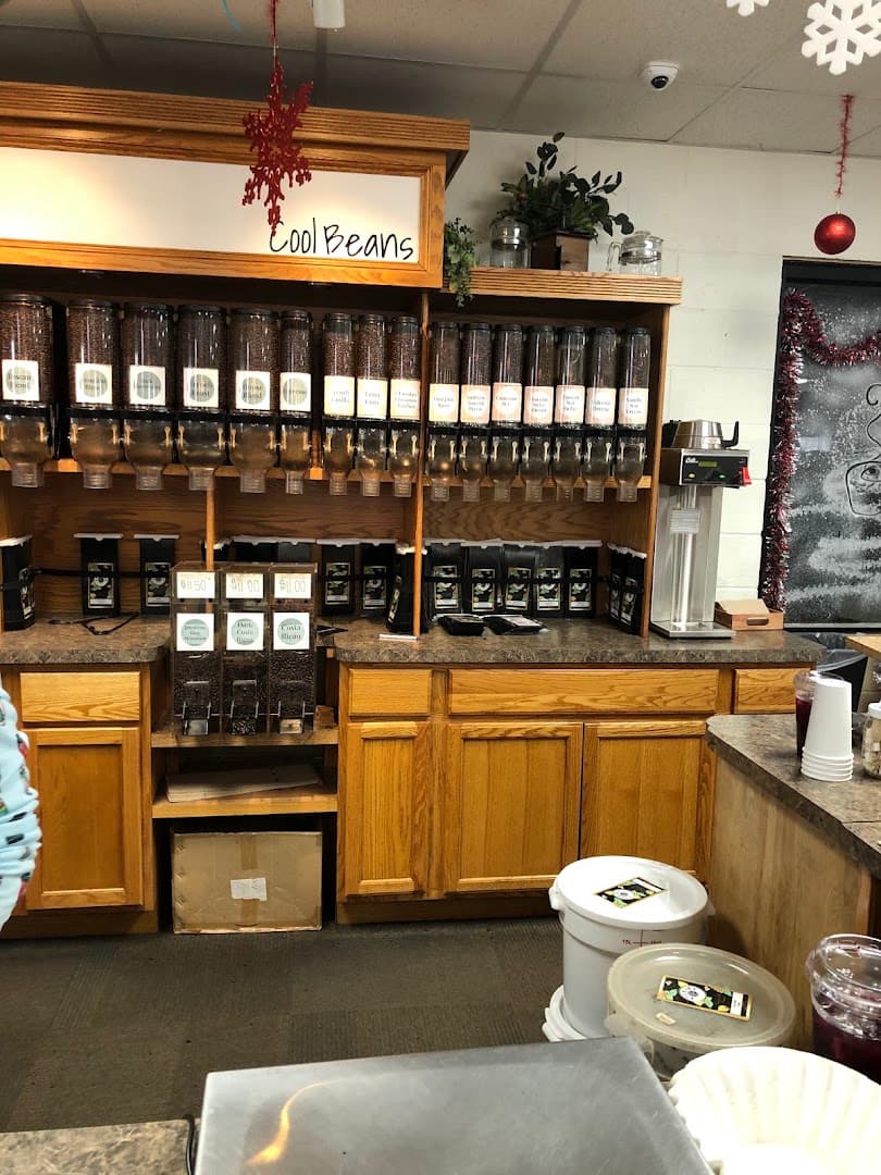 Interior of Premium Coffee Company, specialty coffee shop in Buffalo