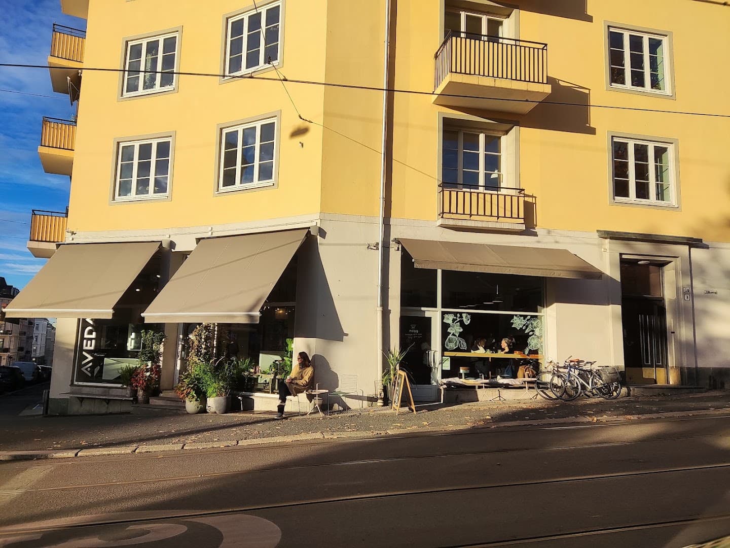 Storefront of Mocca Oslo, specialty coffee shop in Oslo