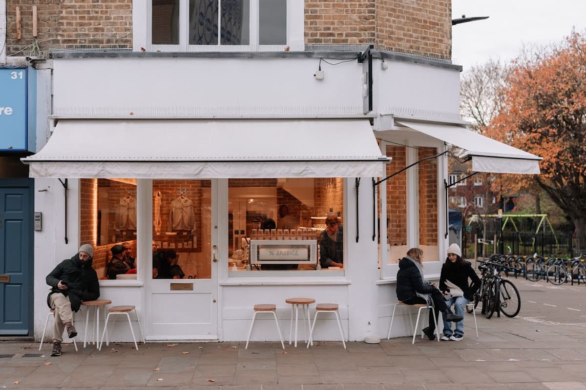 % ARABICA London Broadway Market - specialty coffee shop in London
