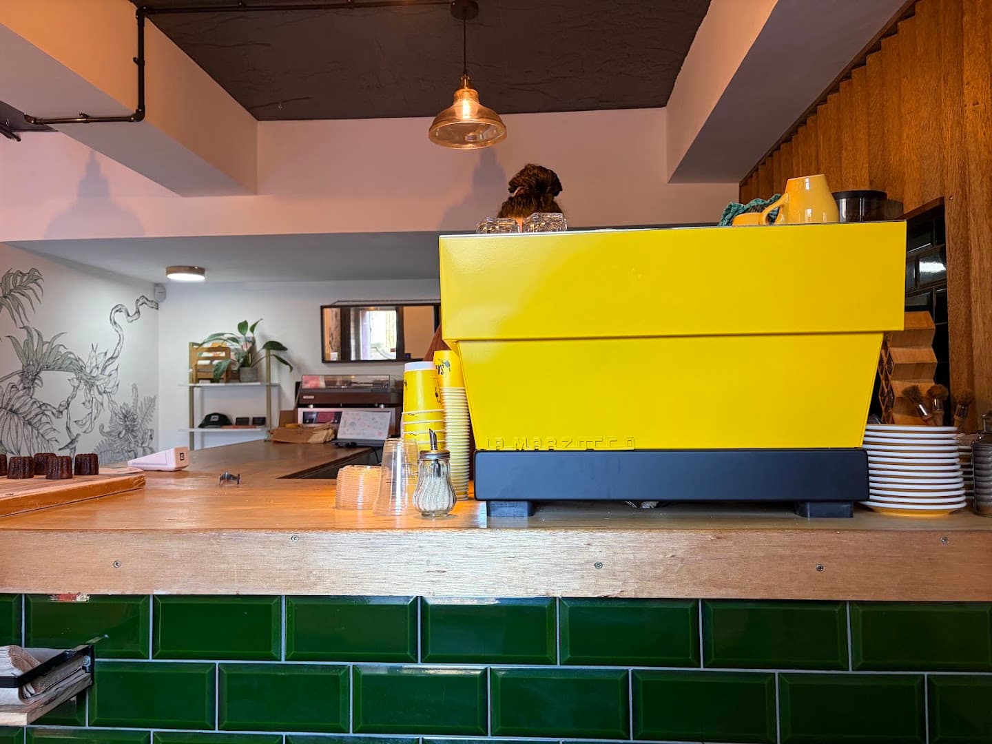 Interior of Santu Coffee, specialty coffee shop in Edinburgh