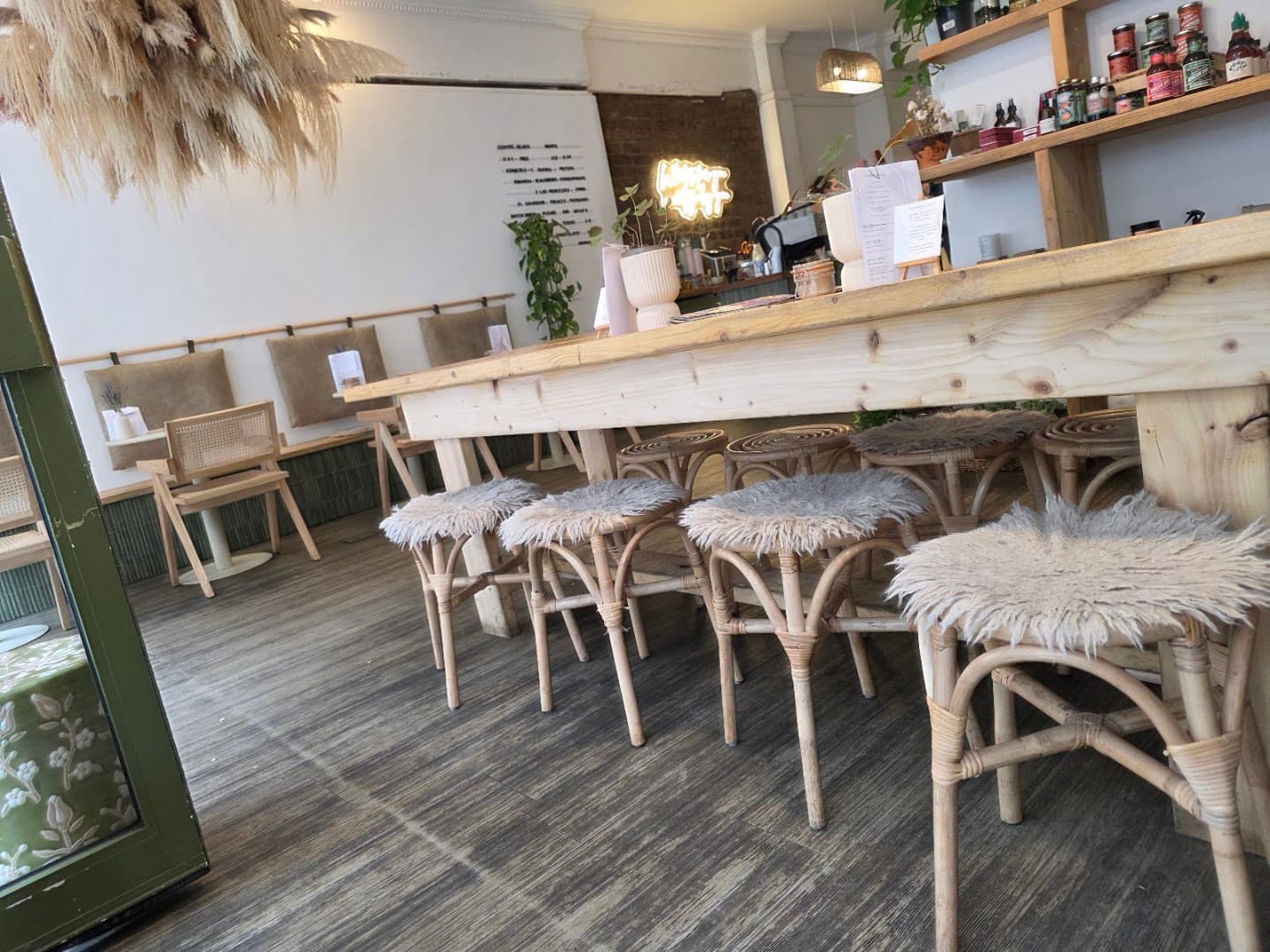 Interior of Disposition, specialty coffee shop in Edinburgh