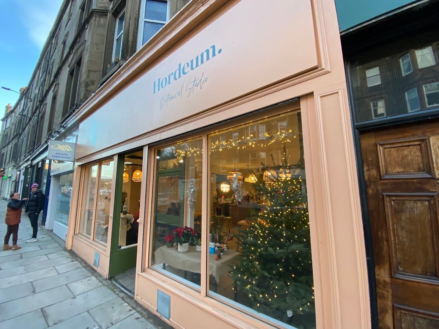 Storefront of Disposition, specialty coffee shop in Edinburgh