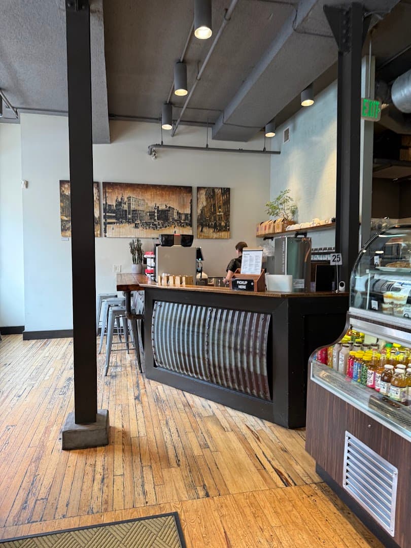Interior of Prince Street Cafe, specialty coffee shop in Lancaster