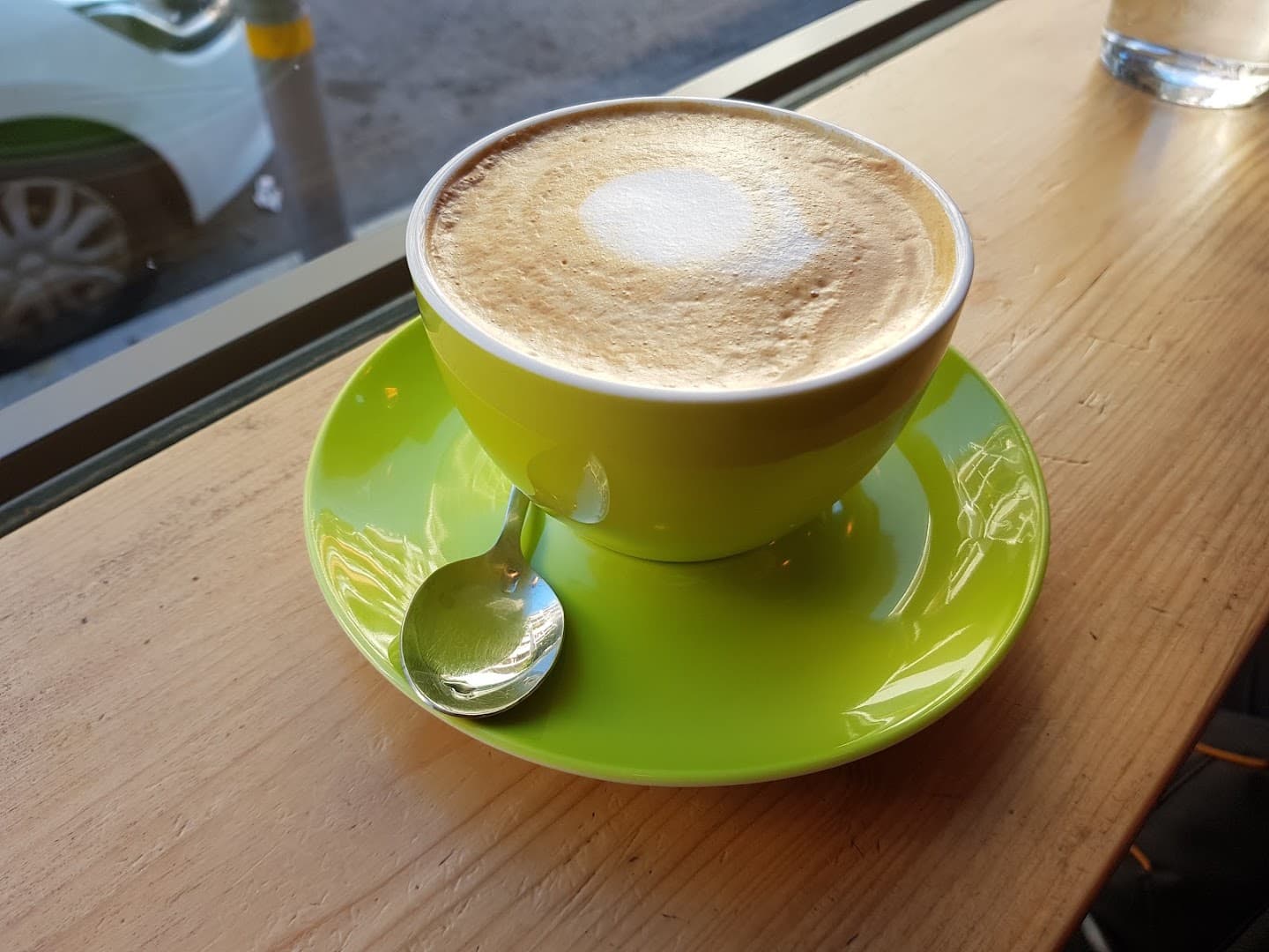Coffee at Coffee Dive Acropolis, specialty coffee shop in Athens