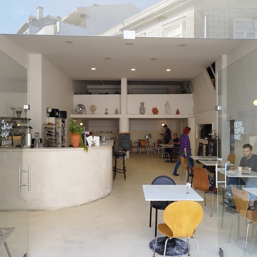 Interior of A Certain café, specialty coffee shop in Porto