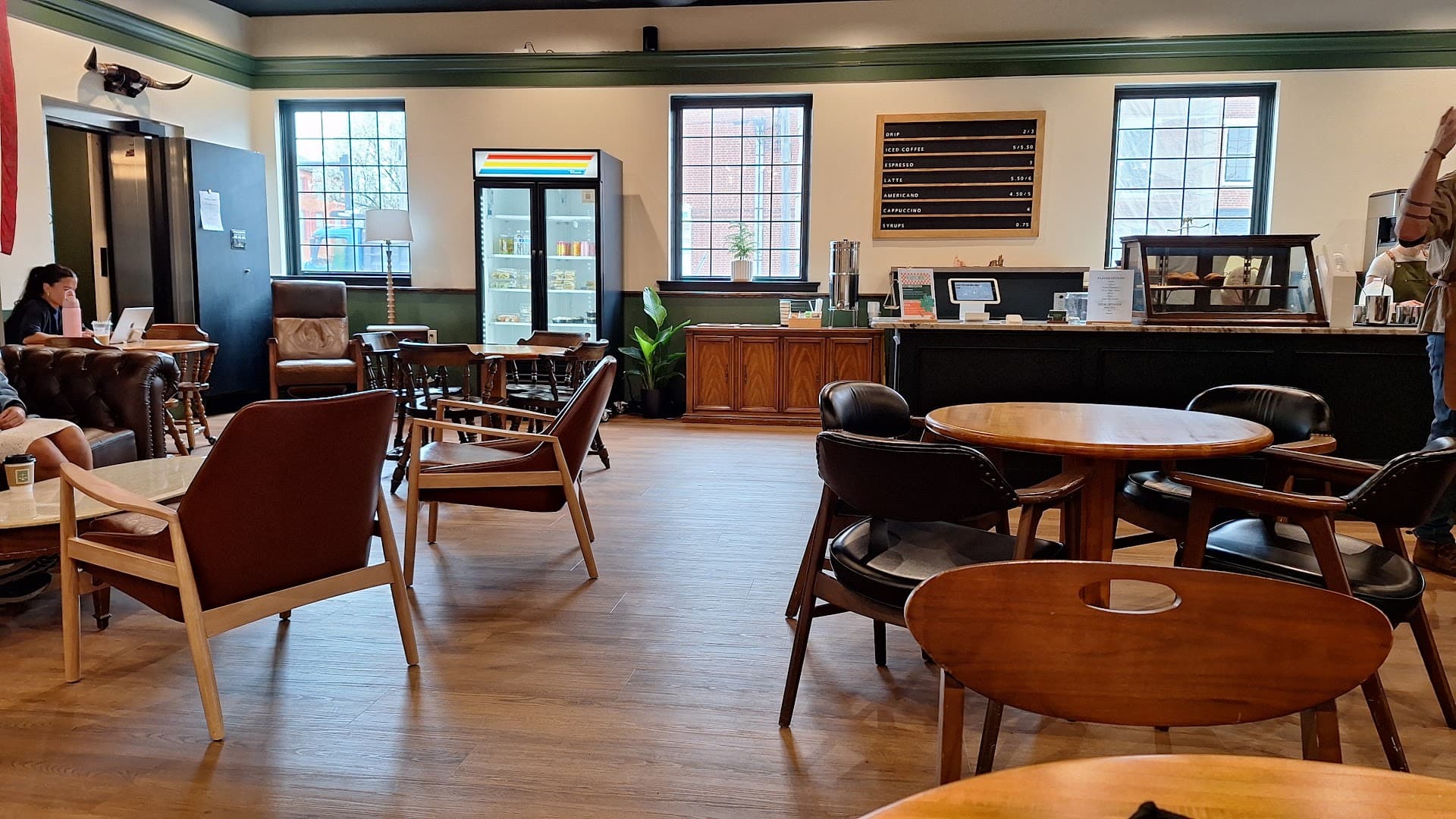 Interior of Wittness Coffeehouse, specialty coffee shop in Lancaster
