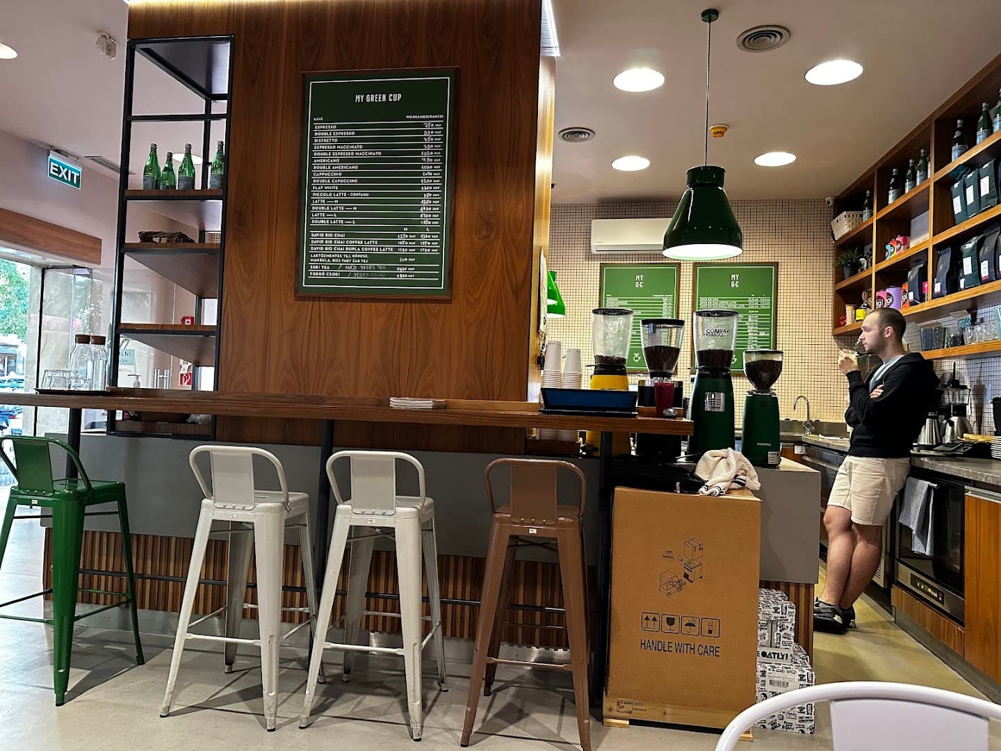 My Green Cup specialty coffee shop in Budapest - photo 5