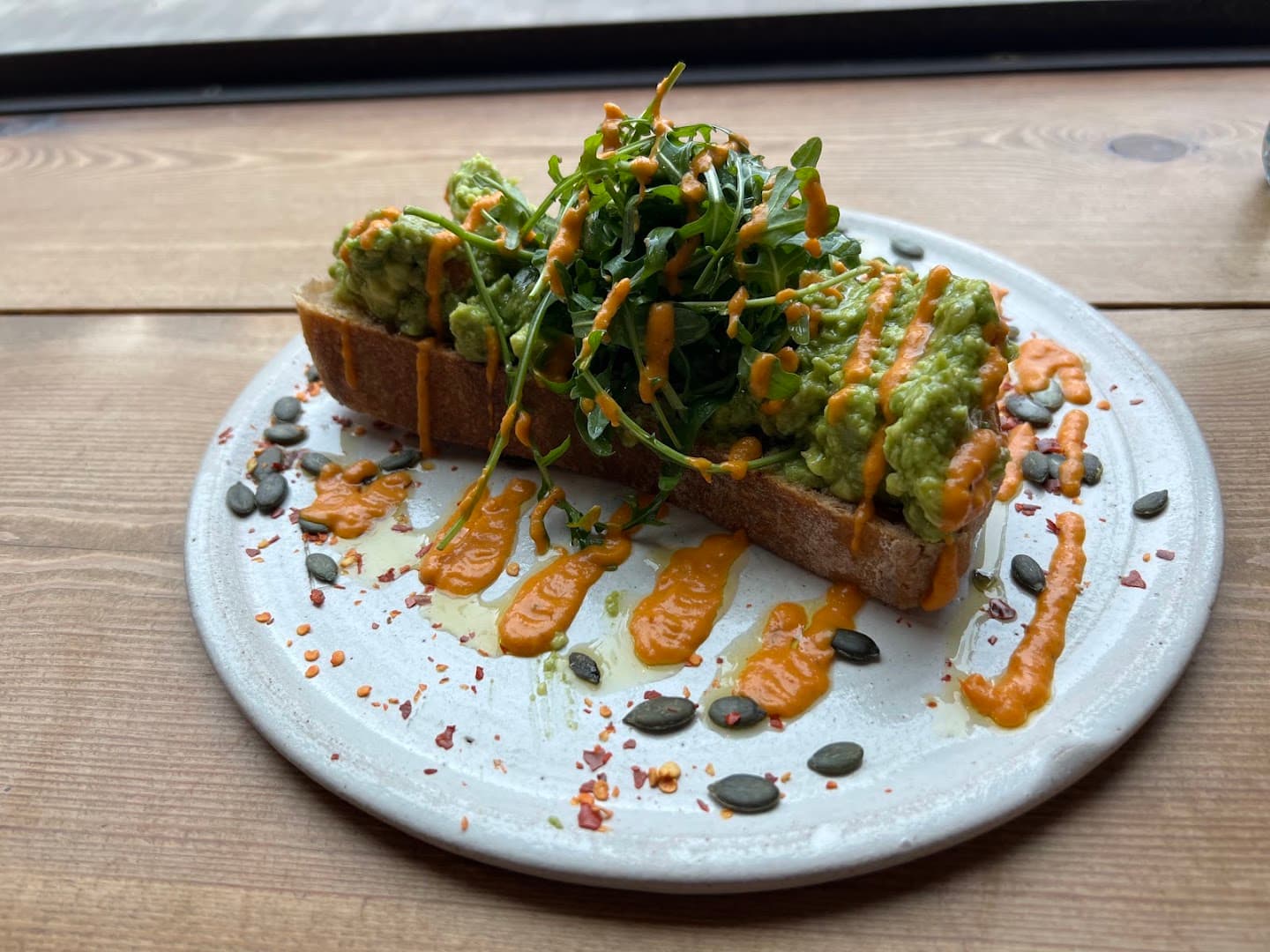 Food at Procaffeinated, specialty coffee shop in Manchester