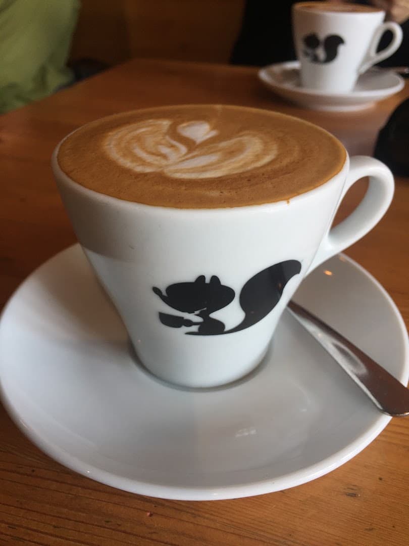 Coffee at Manic Coffee, specialty coffee shop in Toronto
