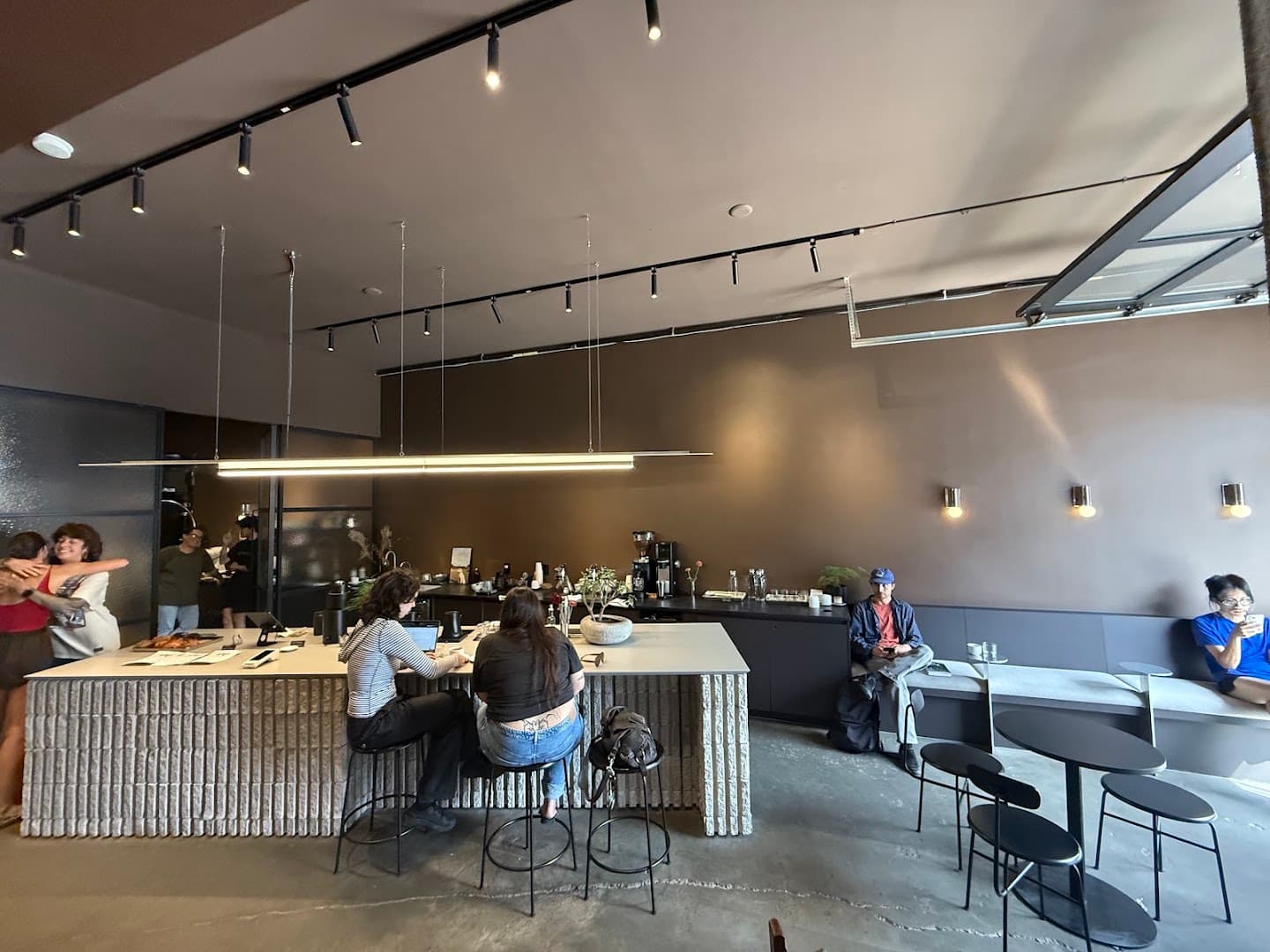 Interior of Café Even, specialty coffee shop in Montreal
