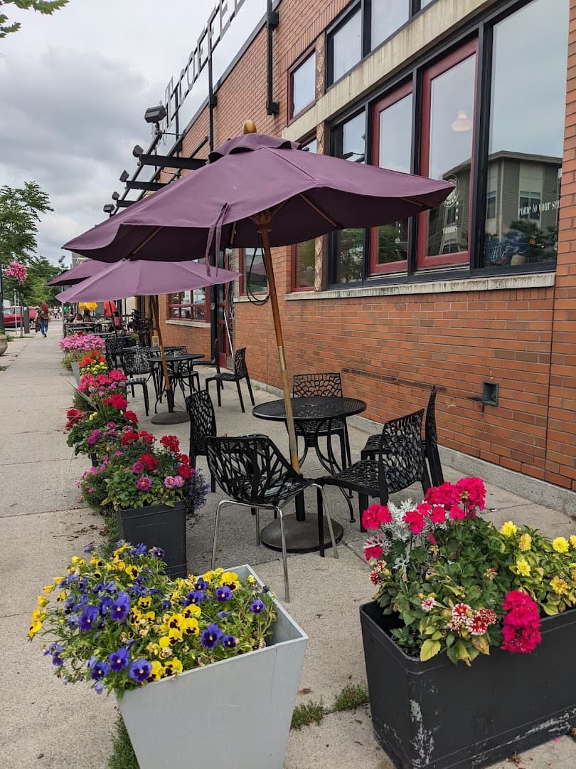 Storefront of SPoT Coffee Elmwood, specialty coffee shop in Buffalo