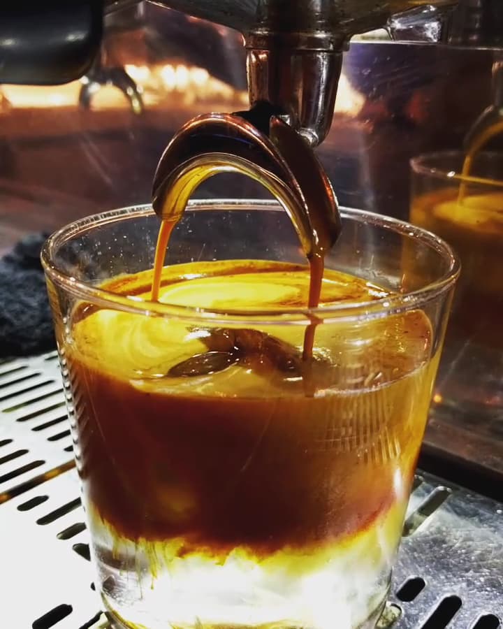 Coffee at Auer & Co., specialty coffee shop in Zurich