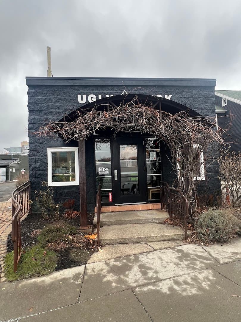 Storefront of Ugly Duck Coffee, specialty coffee shop in Rochester
