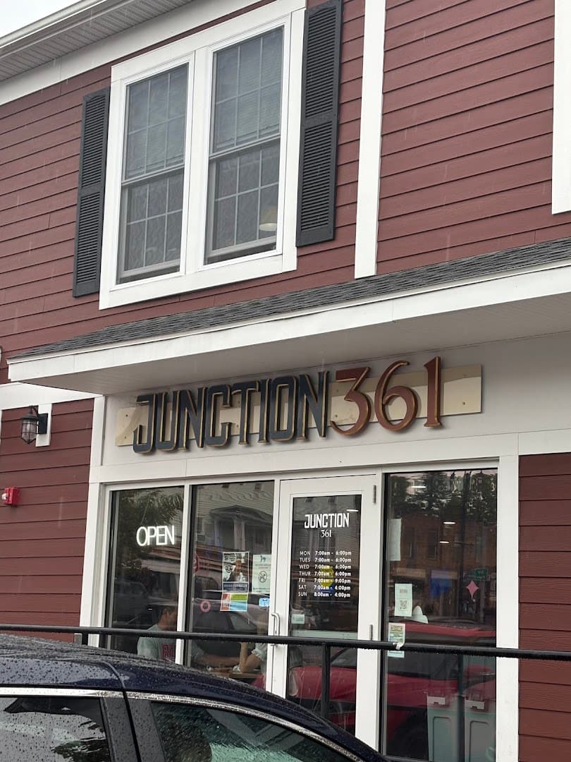 Storefront of Junction361, specialty coffee shop in Rochester
