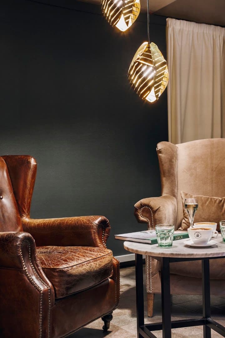 Interior of Robert's Coffee Jugend, specialty coffee shop in Helsinki