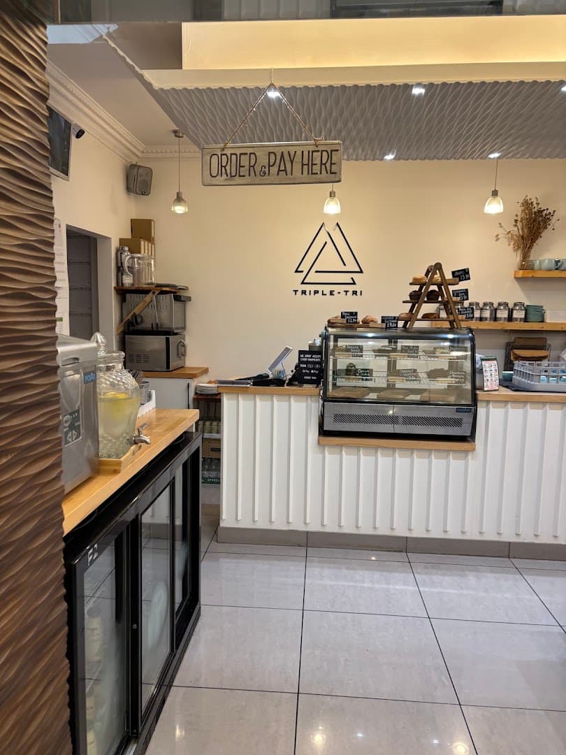 Interior of Triple-Tri Coffee, specialty coffee shop in Edinburgh