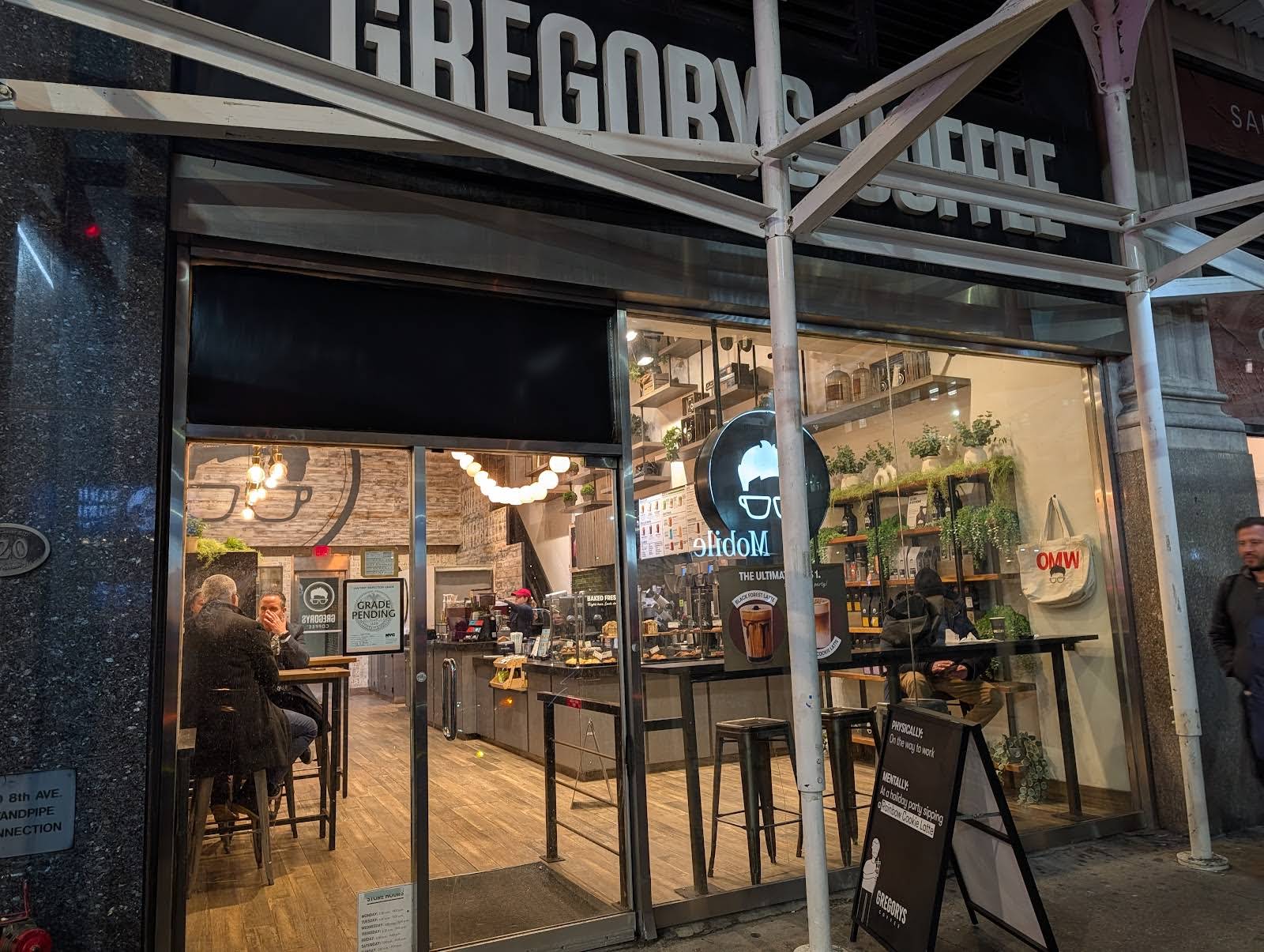 Gregorys Coffee - specialty coffee shop in Hell's Kitchen