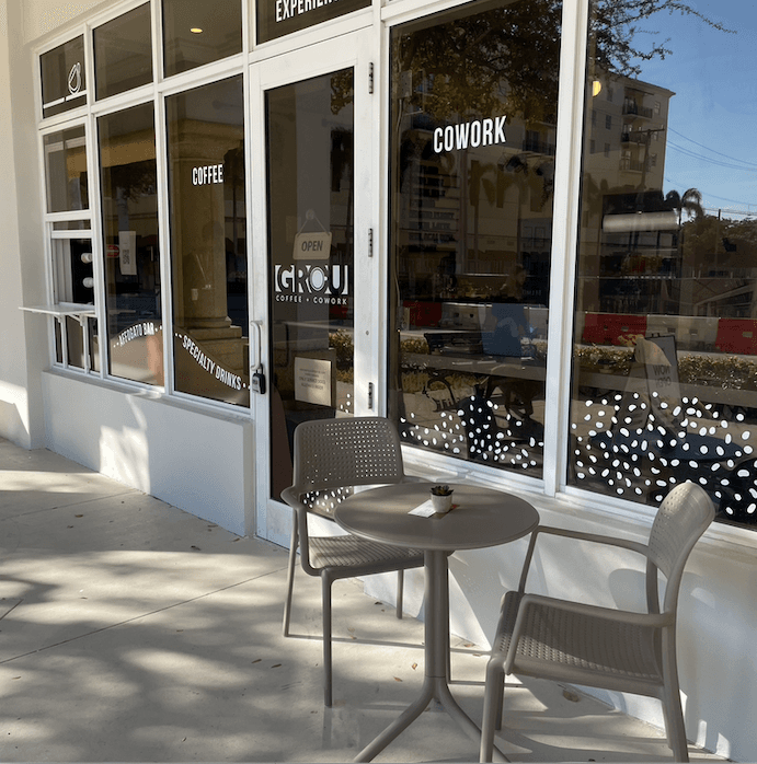 GROU Coffee + Cowork - specialty coffee shop in Industrial Section