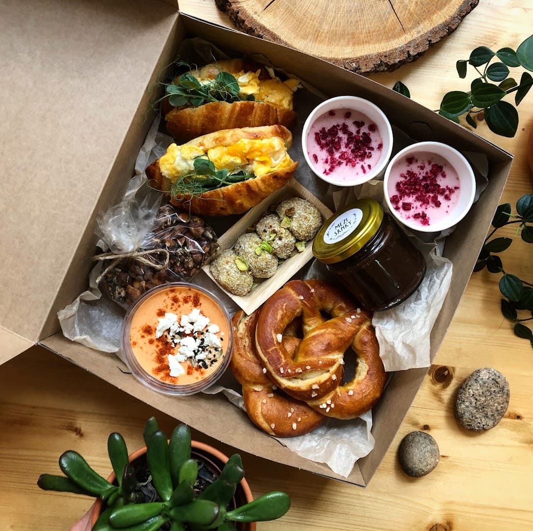 Food at Srnky, specialty coffee shop in Prague