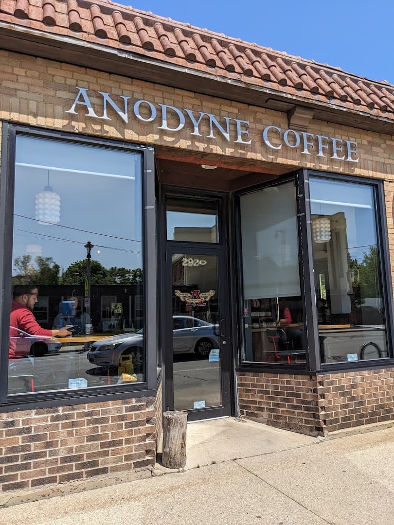 Storefront of Anodyne Coffee Roasting Co. | Bay View, specialty coffee shop in Milwaukee