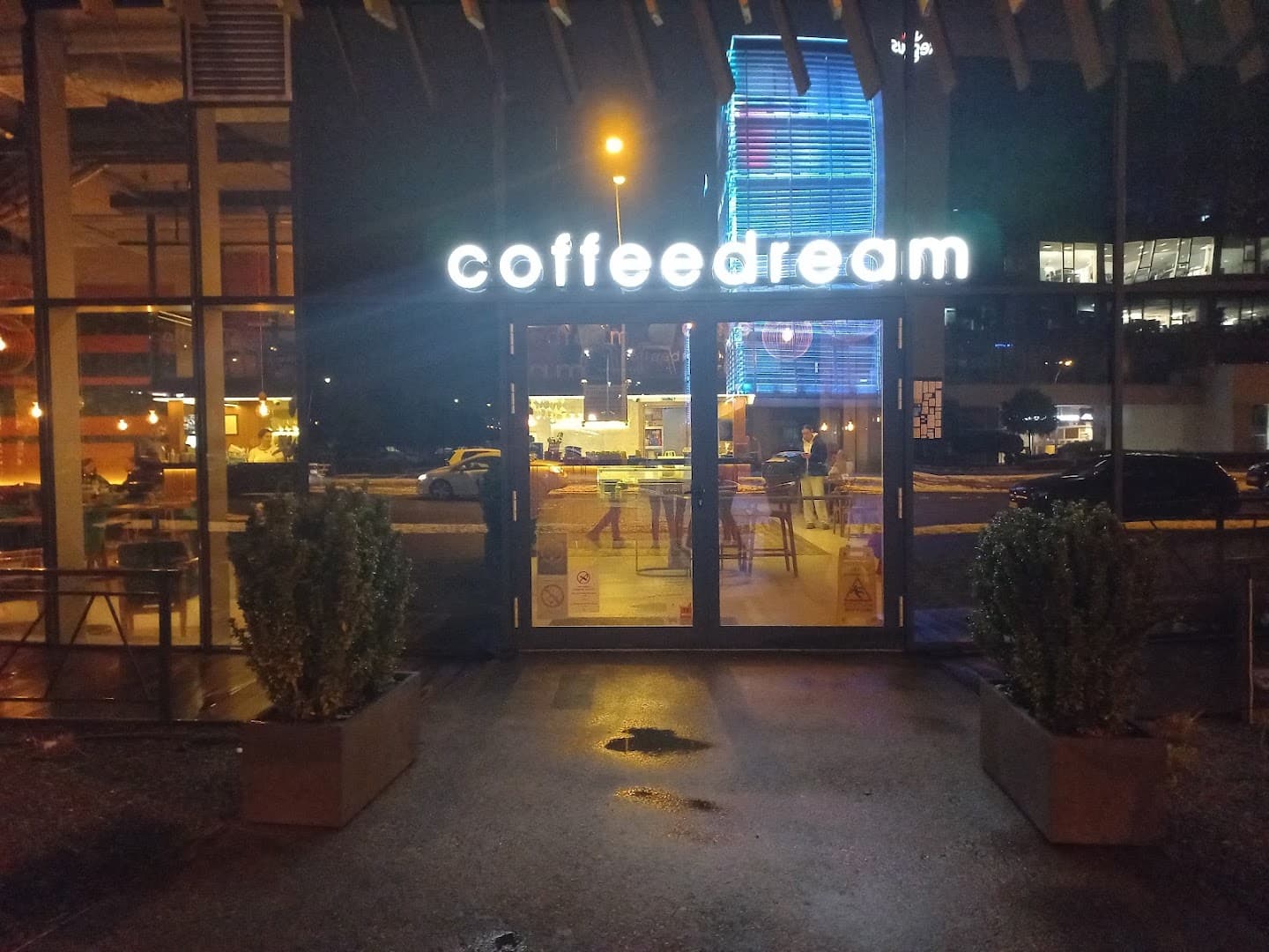 Storefront of Coffee Dream, specialty coffee shop in Belgrade