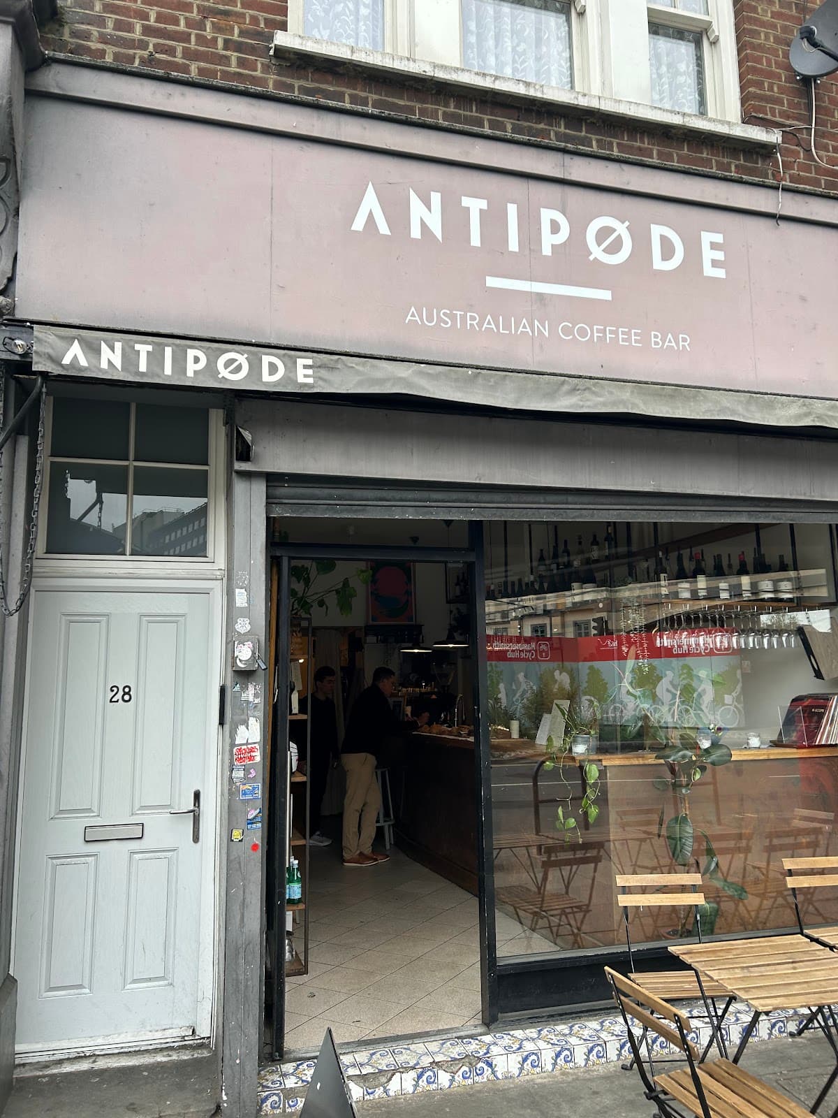 Antipode - specialty coffee shop in London