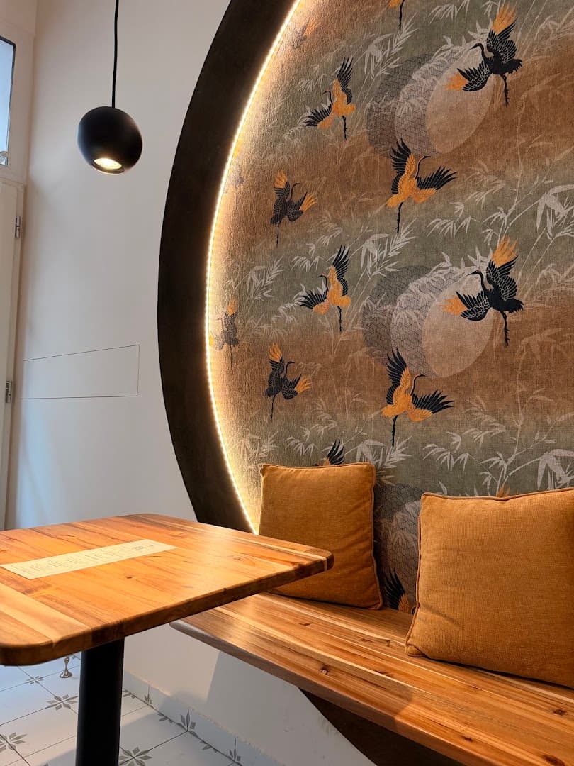Interior of espresso.point, specialty coffee shop in Prague