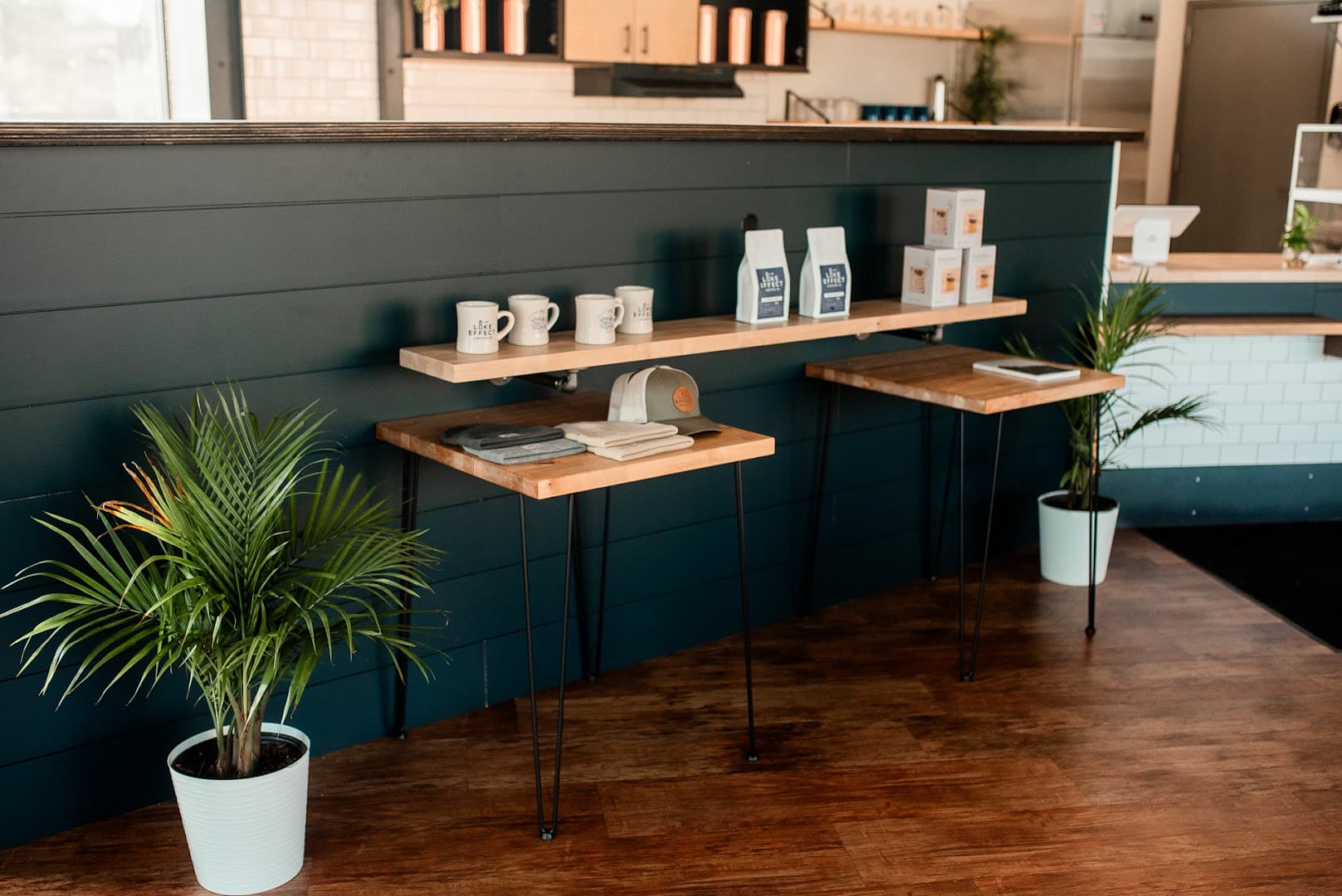 Interior of Lake Effect Coffee Company, specialty coffee shop in Milwaukee