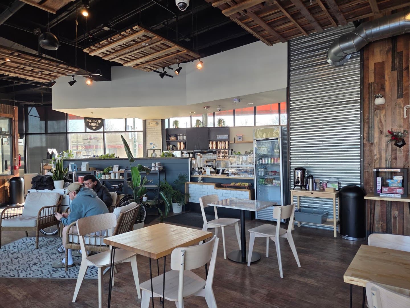 Interior of Lake Effect Coffee Company, specialty coffee shop in Milwaukee