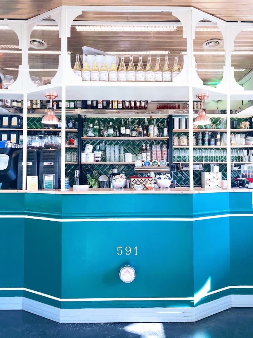 Interior of Tram Depot Talenti, specialty coffee shop in Rome