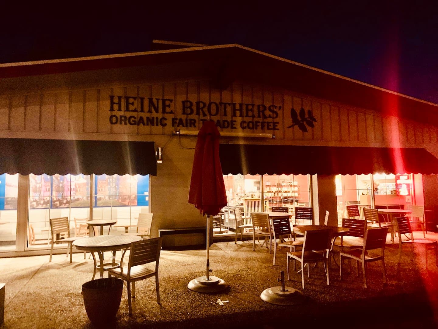 Storefront of Heine Brothers Coffee - Chenoweth Lane, specialty coffee shop in Louisville