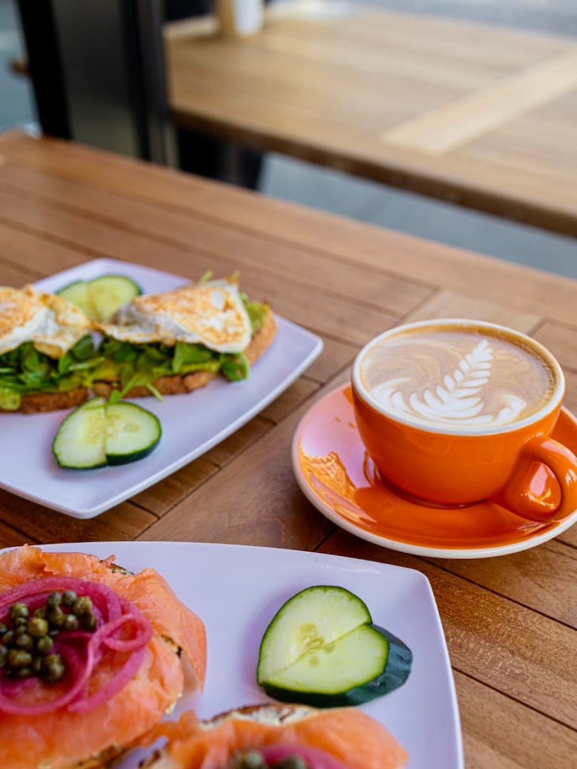 Coffee at Achilles Coffee Roasters Gaslamp, specialty coffee shop in San Diego
