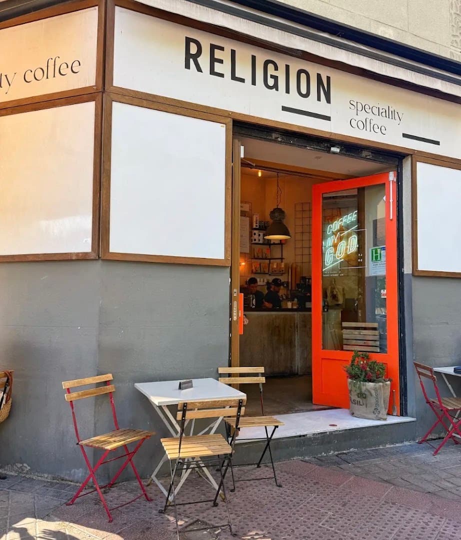 Religion Coffee & EATERY - specialty coffee shop in Madrid