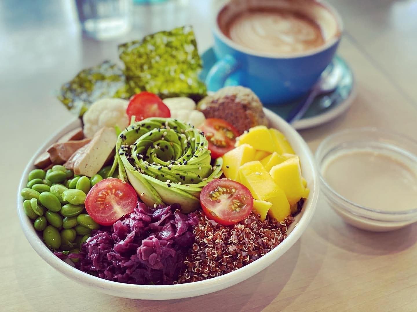 Coffee at Bambina, specialty coffee shop in Auckland