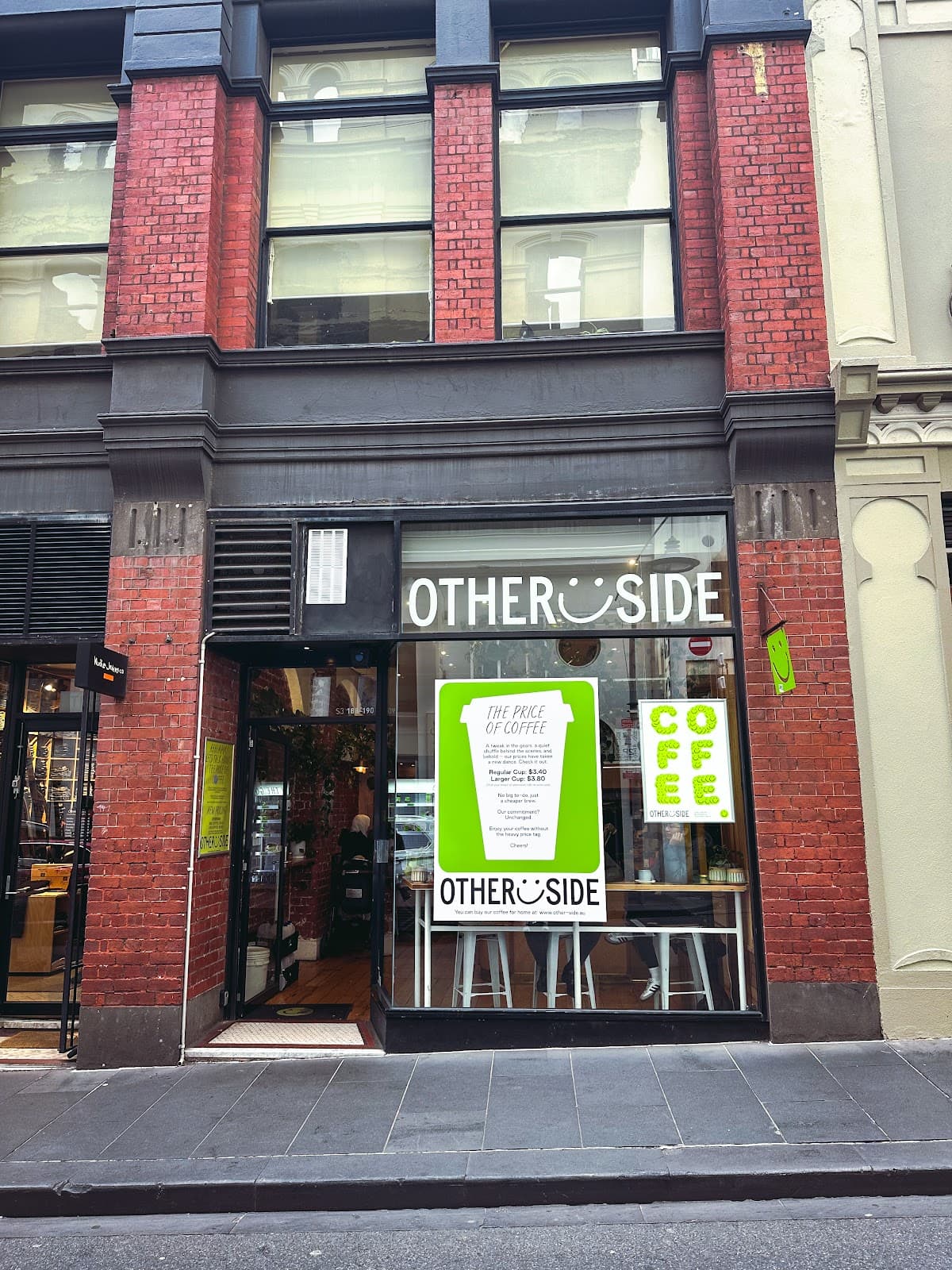 Otherside Coffee - specialty coffee shop in Melbourne CBD