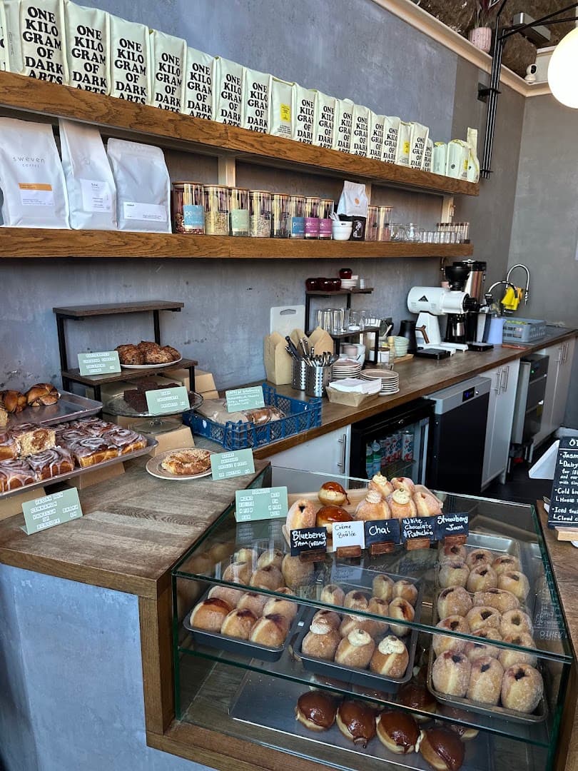 Interior of Room & Rumours Coffee, specialty coffee shop in Edinburgh
