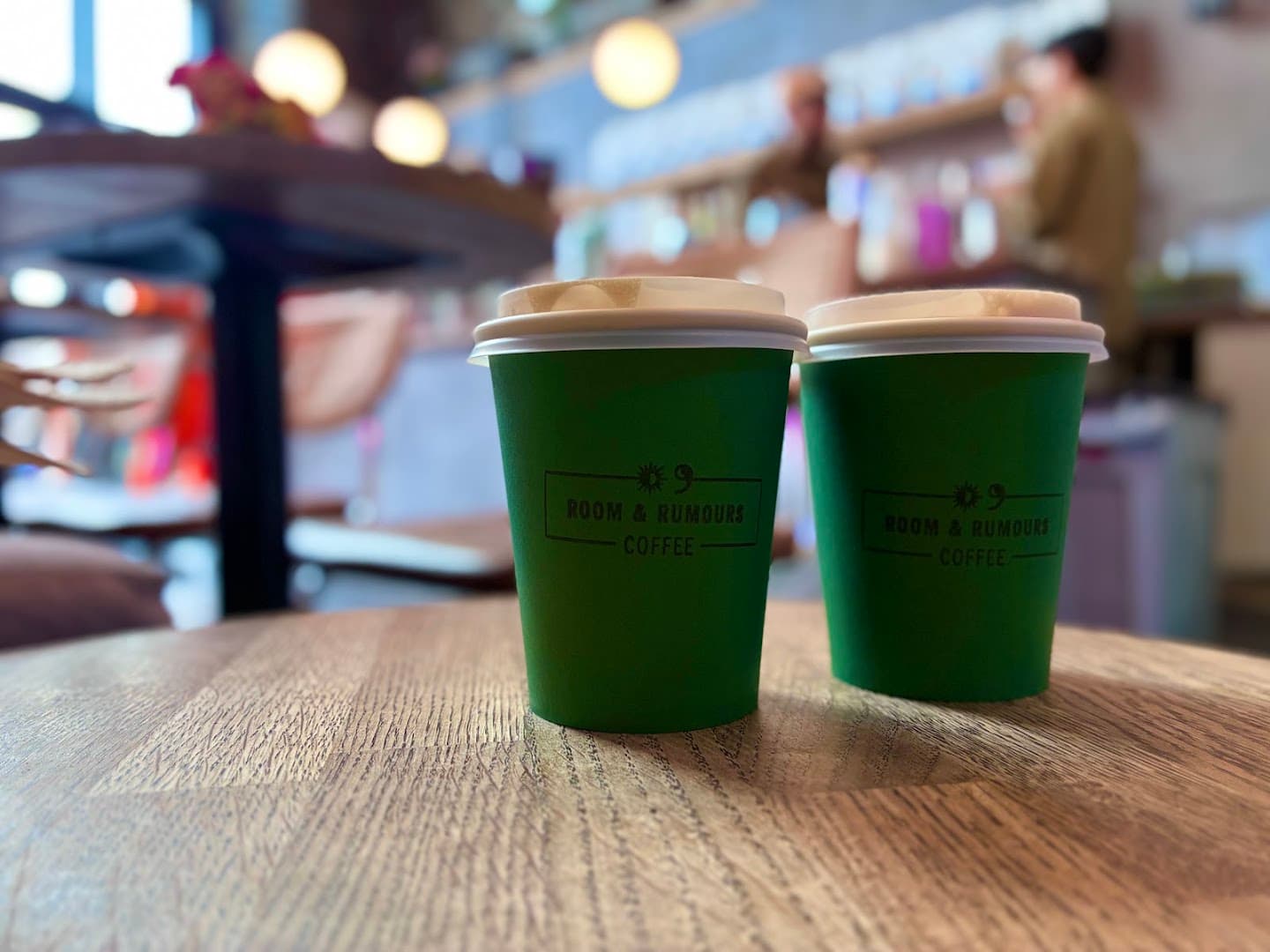 Coffee at Room & Rumours Coffee, specialty coffee shop in Edinburgh
