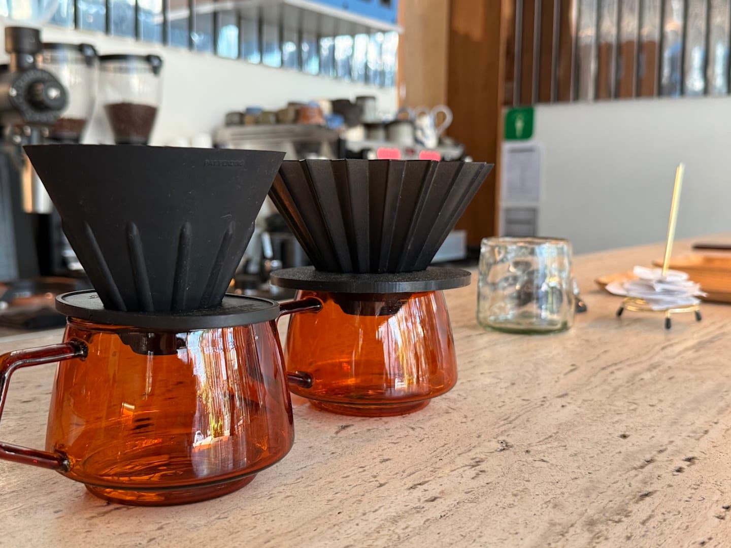 Interior of ANOTHeR, specialty coffee shop in Mexico City
