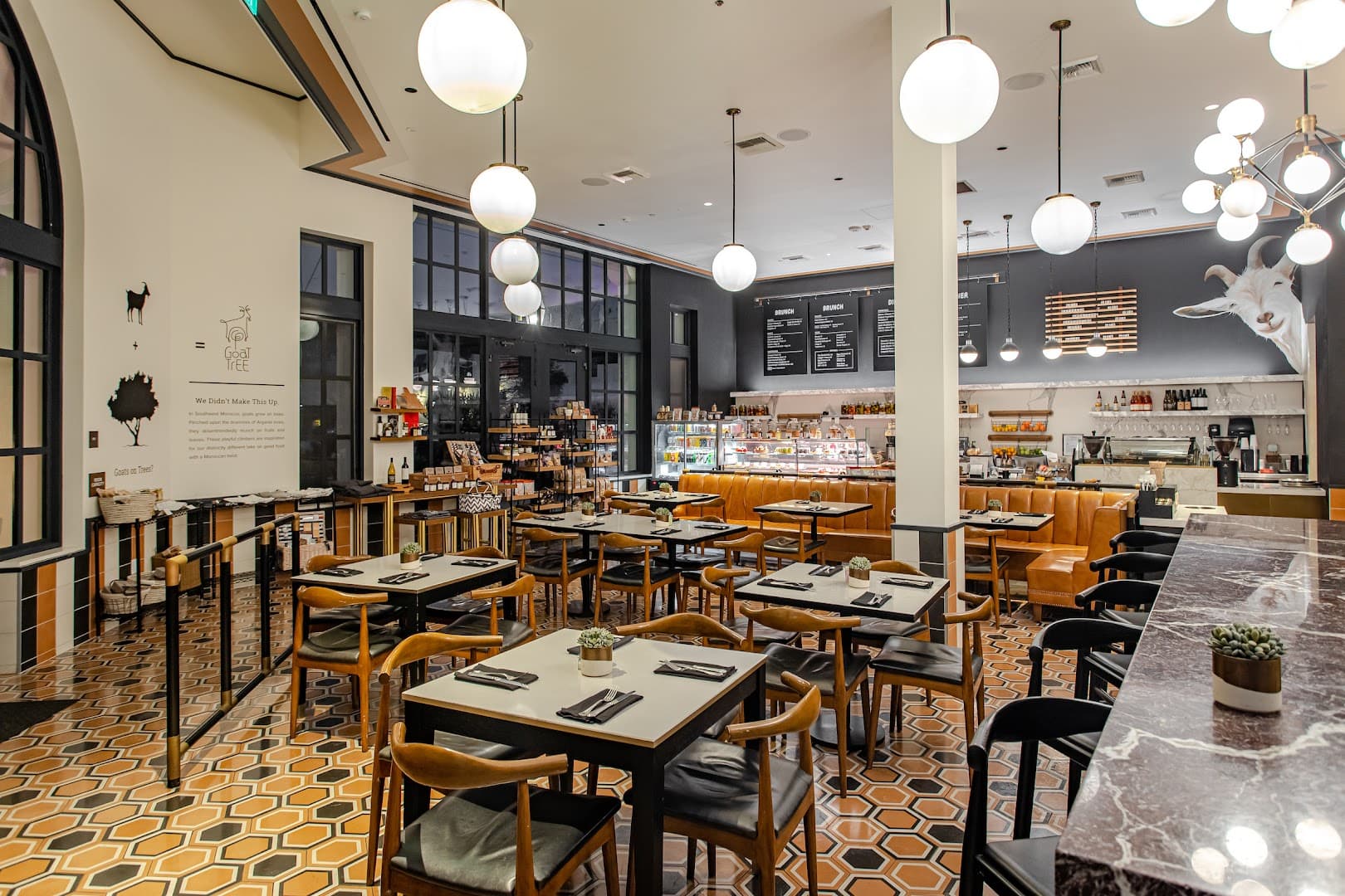 Interior of Goat Tree, specialty coffee shop in Santa Barbara