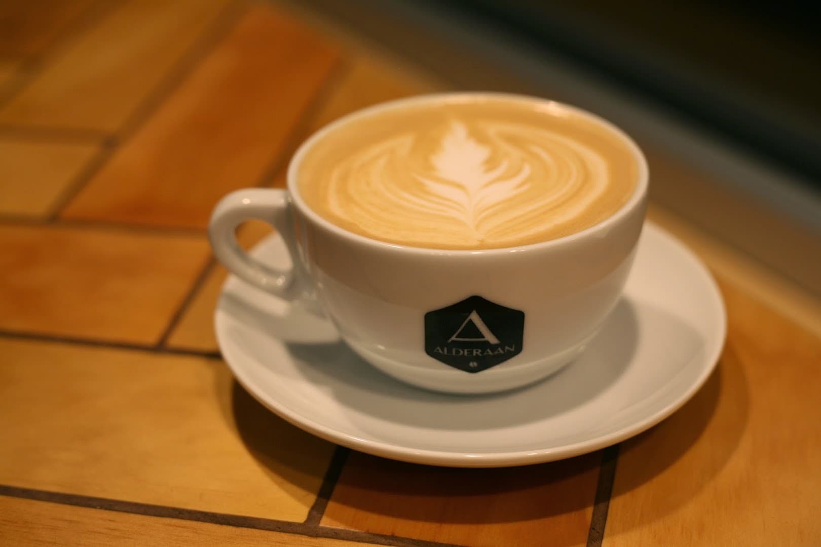 Coffee at Alderaan Coffee, specialty coffee shop in Milwaukee